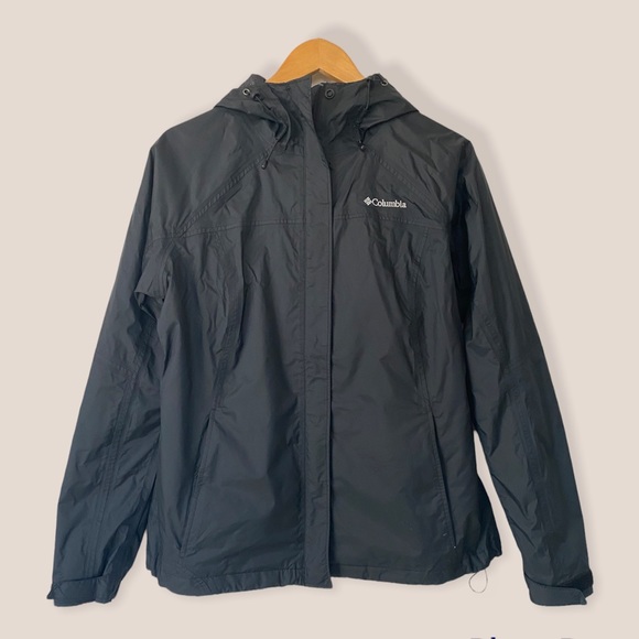 Columbia Jackets & Blazers - Columbia Black Lightweight Rain Jacket